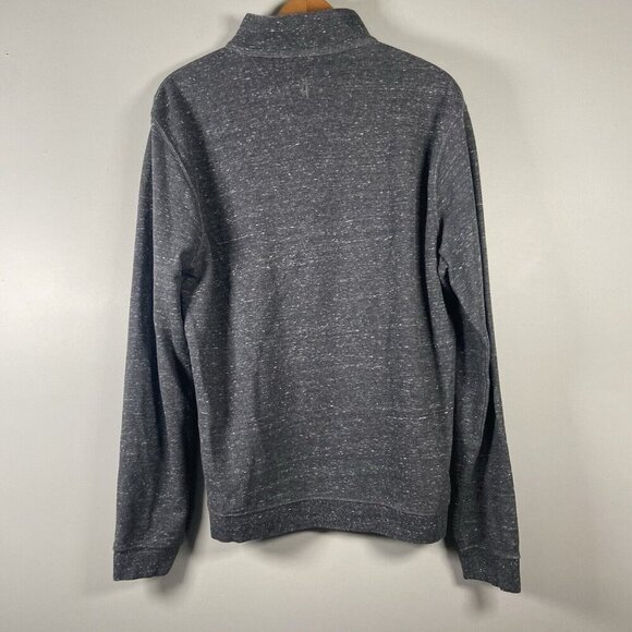 Gray Half-Zip Men's Sweatshirt - Picture 5 of 9